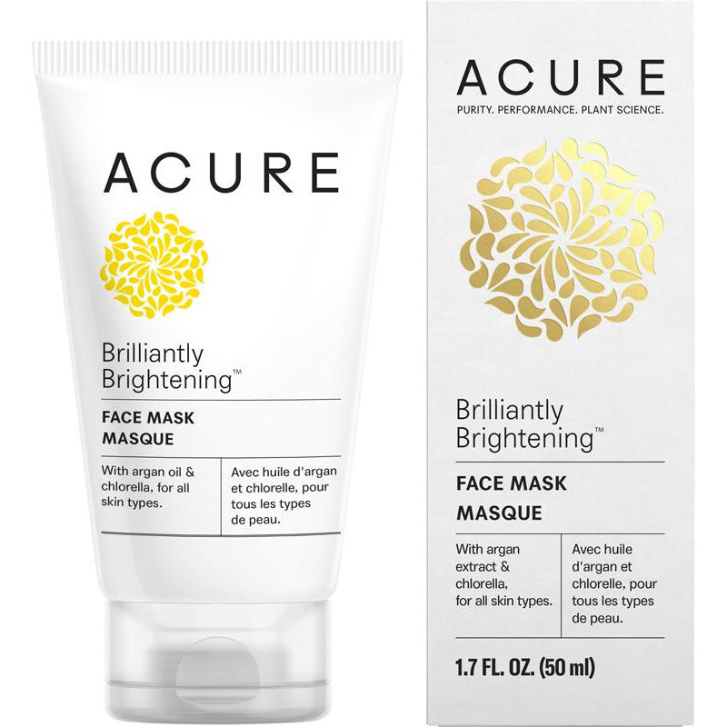 Acure Brilliantly Brightening Face Mask - 50ml - Hummingbird Sings