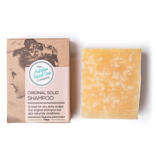 The Australian Natural Soap Company - Solid Shampoo 100g  - Original - Hummingbird Sings