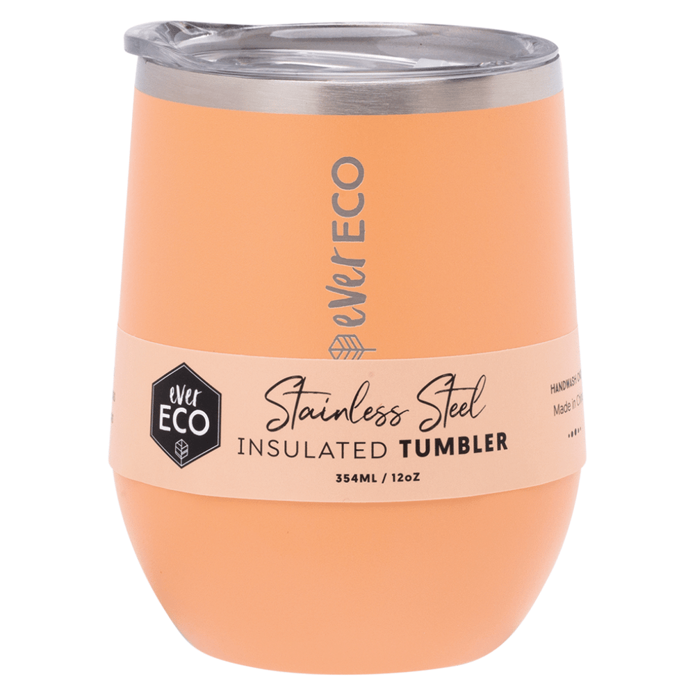 EVER ECO Insulated Tumbler Peach 354ml