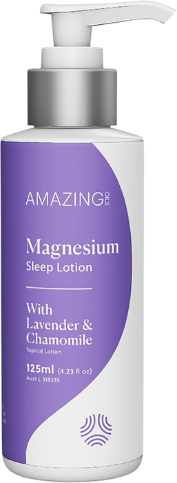 AMAZING OILS Magnesium Sleep Lotion With Lavender & Chamomile 125ml
