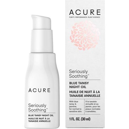 Acure Seriously Soothing Blue Tansy Night Oil 30ml - Hummingbird Sings