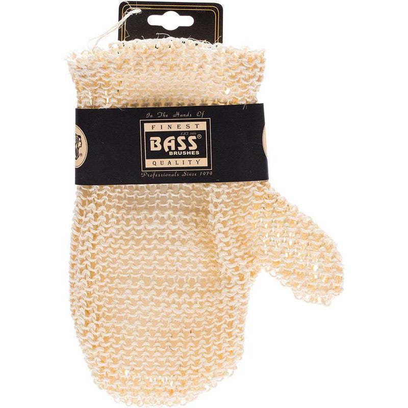BASS BODY CARE Sisal Deluxe Hand Glove, Knitted Style (Firm) - Hummingbird Sings