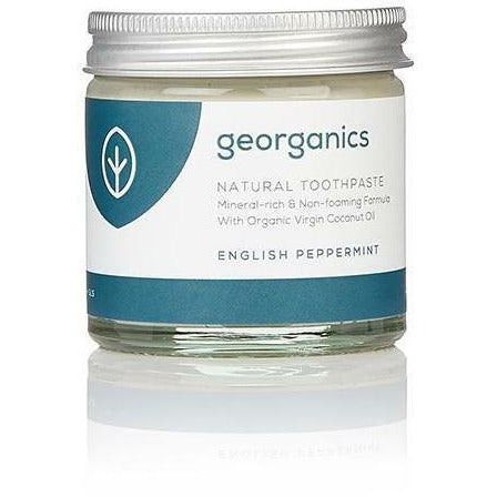 Georganics Natural Mineral-Rich Toothpaste - English Peppermint 60ml - Hummingbird Sings