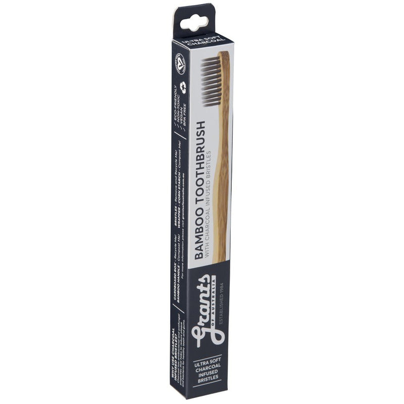 Grants Bamboo Charcoal Toothbrush - Adult Ultra Soft — HUMM eco