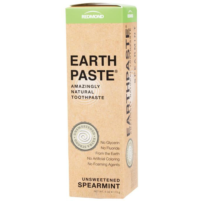 Redmond Earthpaste Toothpaste Spearmint - Hummingbird Sings