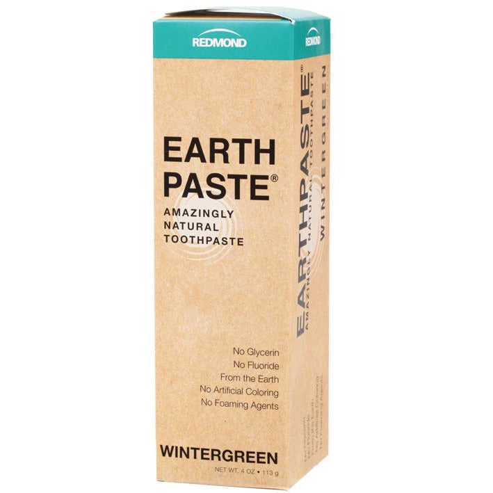 Redmond Earthpaste Toothpaste Wintergreen - Hummingbird Sings
