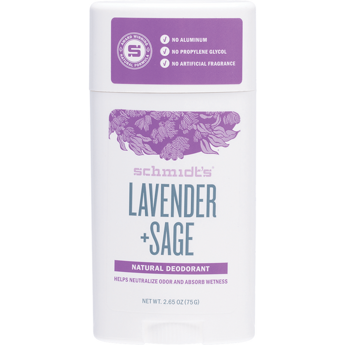 Schmidt's Deodorant Stick Lavender + Sage - 75g