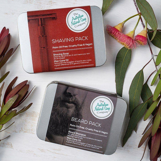 THE AUSTRALIAN NATURAL SOAP CO Shaving Pack (Shaving Soap & Oil)