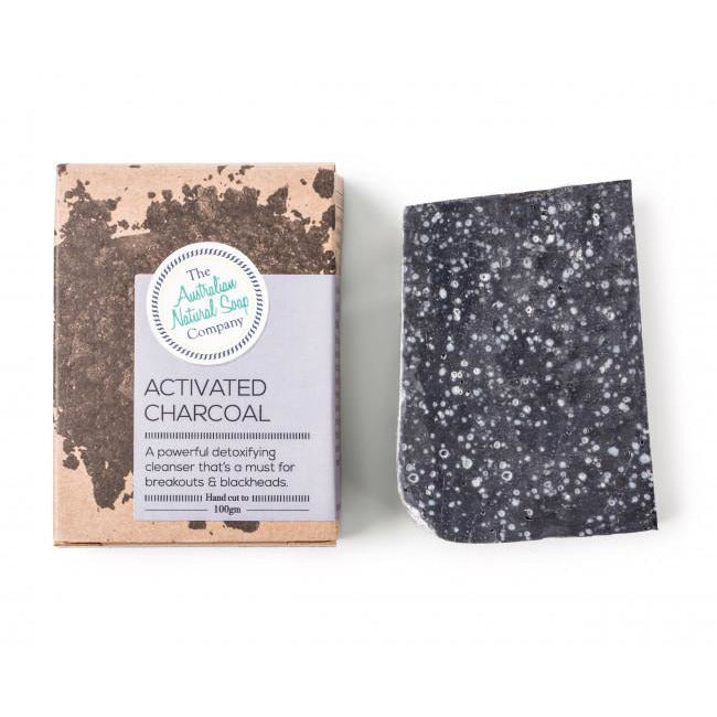 The Australian Natural Soap Company - Soap 100g  - Activated Charcoal - Hummingbird Sings